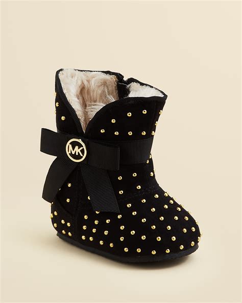 michael kors infant grace boots|michael michael kors kids baby grace crystal 14 infant toddler black.